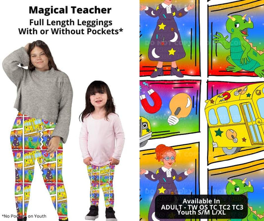 Magical Teacher Full Length Leggings w/ Pockets