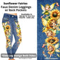 Sunflower Fairies Full Length Faux Denim w/ Side Leg Designs