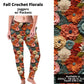 Fall Crochet Florals Joggers