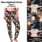 Blue Highland Floral Joggers