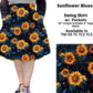 Sunflower Blues Swing Skirt