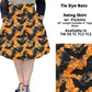 Tie Dye Bats Swing Skirt