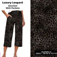 Luxury Leopard Capri Gauchos