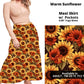 Warm Sunflower Maxi Skirt