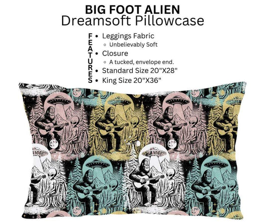 Big Foot Alien Dreamsoft Pillowcase