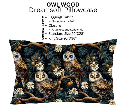 Owl Wood Dreamsoft Pillowcase