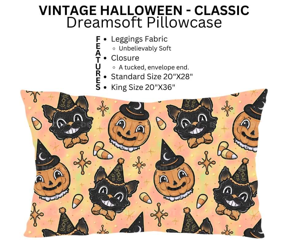 Vintage Halloween- Classic Dreamsoft Pillowcase