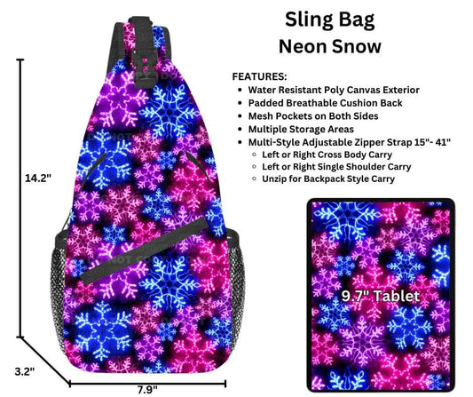 Neon Snow Sling Bag