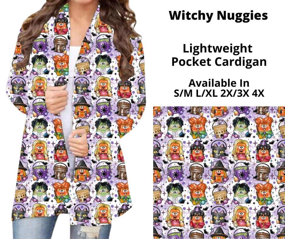 Witchy Nuggies Pocket Cardigan