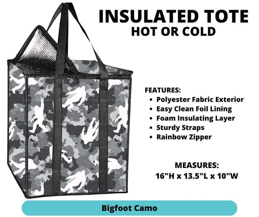 Bigfoot Camo Insulated Tote