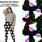 Rainbow Dot Ghost Full Length Leggings w/ Pockets