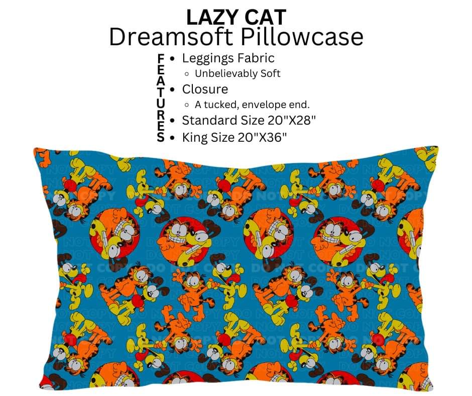 Lazy Cat Dreamsoft Pillowcase