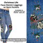 Christmas Life Full Length Faux Denim w/ Side Leg Designs