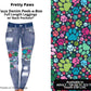 Pretty Paws Faux Denim Full Length Peekaboo Leggings