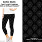 Gothic Skulls Capri Length Leggings w/ Pockets