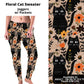 Floral Cat Sweater Joggers