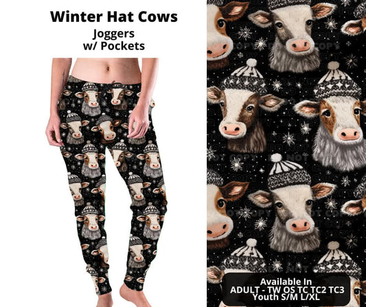 Winter Hat Cows Joggers