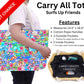 Surfs Up Friends Carry All Tote w/ Zipper