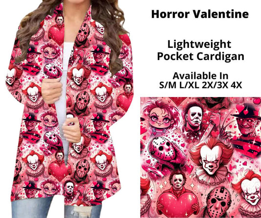 Horror Valentine Pocket Cardigan