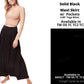 Solid Black Maxi Skirt