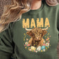 Highland Cow Personalized Name Sweatshirt – Cozy Custom Crewneck