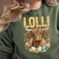 highland cow custom sweatshirt with name