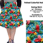 Felted Colorful Holly Swing Skirt