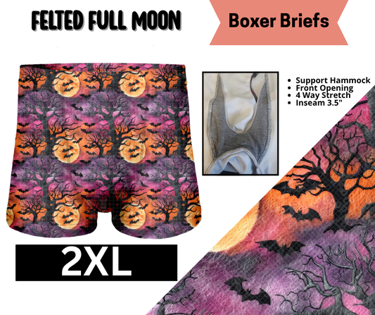 Felted Full Moon Boxer Briefs