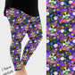 RTS - Floral Aliens Leggings with Pockets