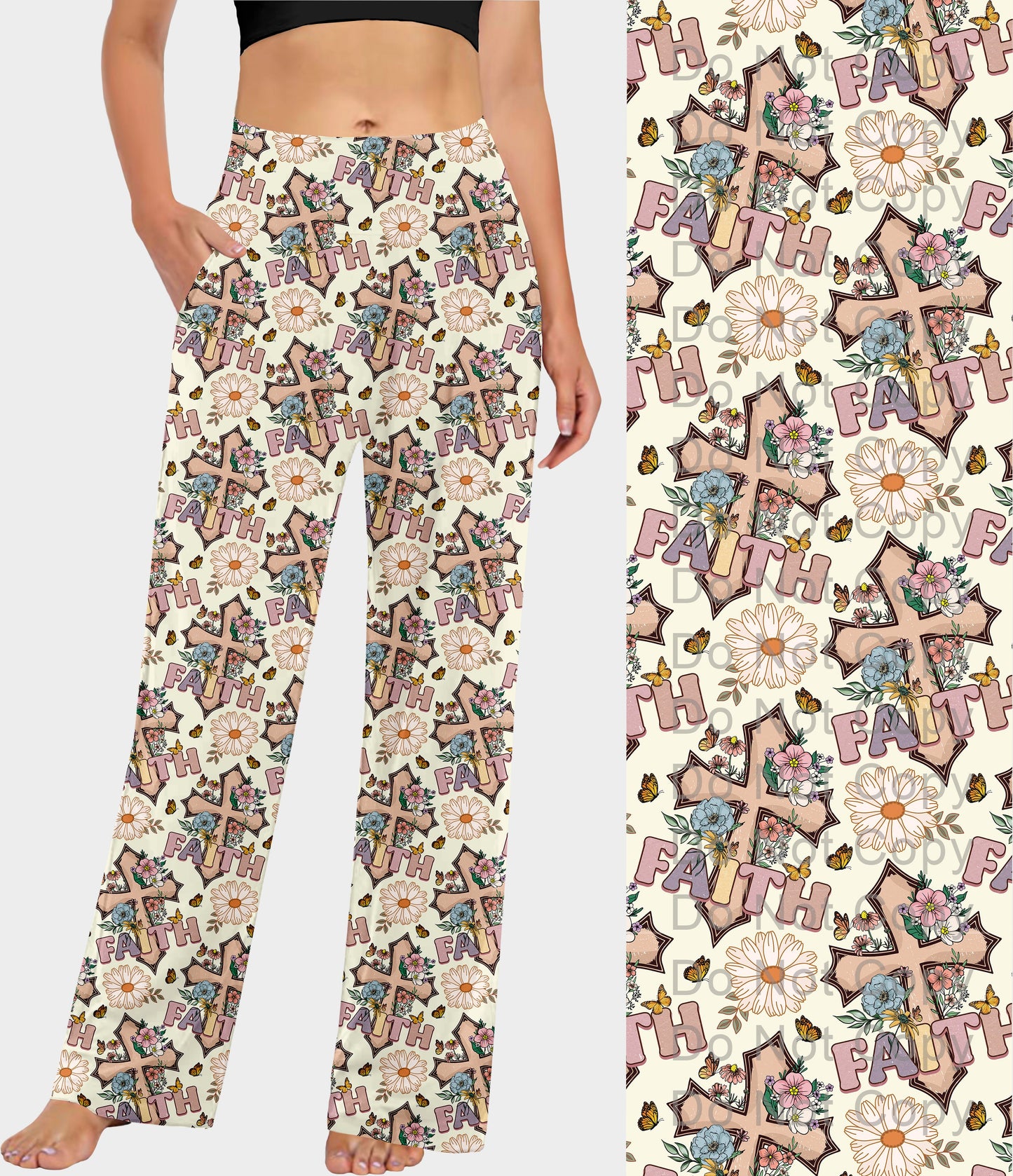 RTS - Floral Faith Lounge Pants