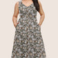 RTS - Floral Skulls Pocket Dress