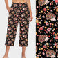 RTS - Floral Hedgehog Capri Lounge Pants