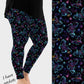 RTS - Fluorescent Butterfly Leggings w/ Pockets