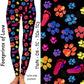Foot Prints of Love  Leggings & Capris with Pockets