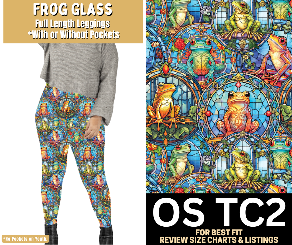 Frog Glass Full Length Leggings w/ Pockets