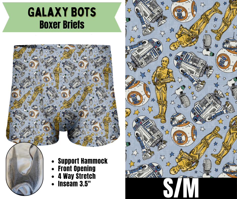 Galaxy Bots Boxer Briefs