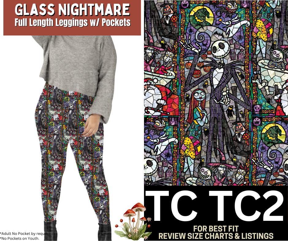 Glass Nightmare Full Length Leggings w/ Pockets