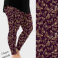 RTS - Golden Butterfly Leggings w/ Pockets