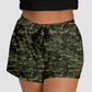 RTS - Green Camo Jogger Shorts