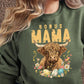 highland cow custom sweatshirt with name