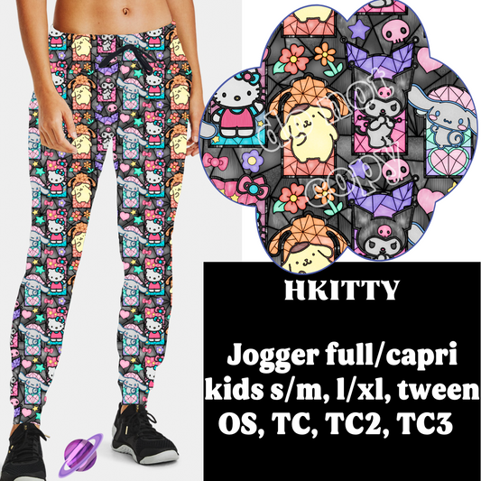 HKITTY-STAINED GLASS JOGGER/CAPRI