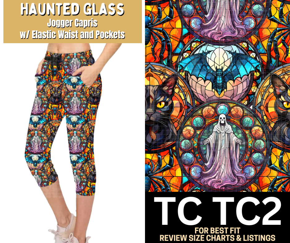 Haunted Glass Jogger Capri