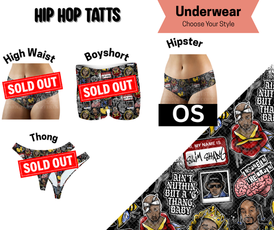 Hip Hop Tatts Hipster Underwear