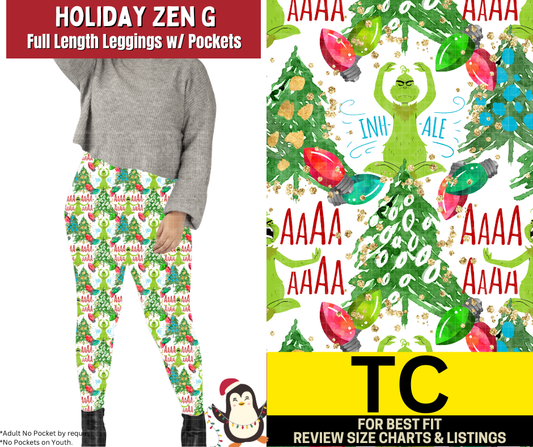 Holiday Zen G Fleece Leggings