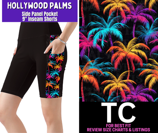 Hollywood Palms Side Panel Pocket Jamaica Shorts