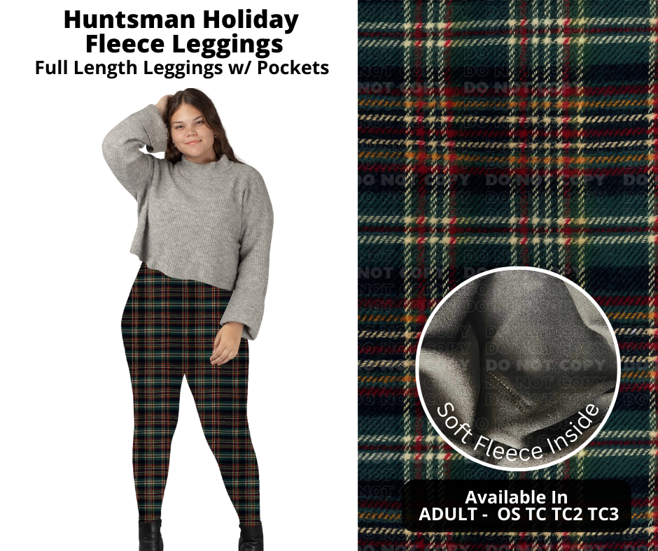 Huntsman Holiday Fleece Leggings