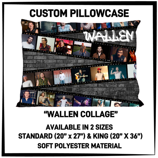 RTS - Wallen Collage Pillowcase