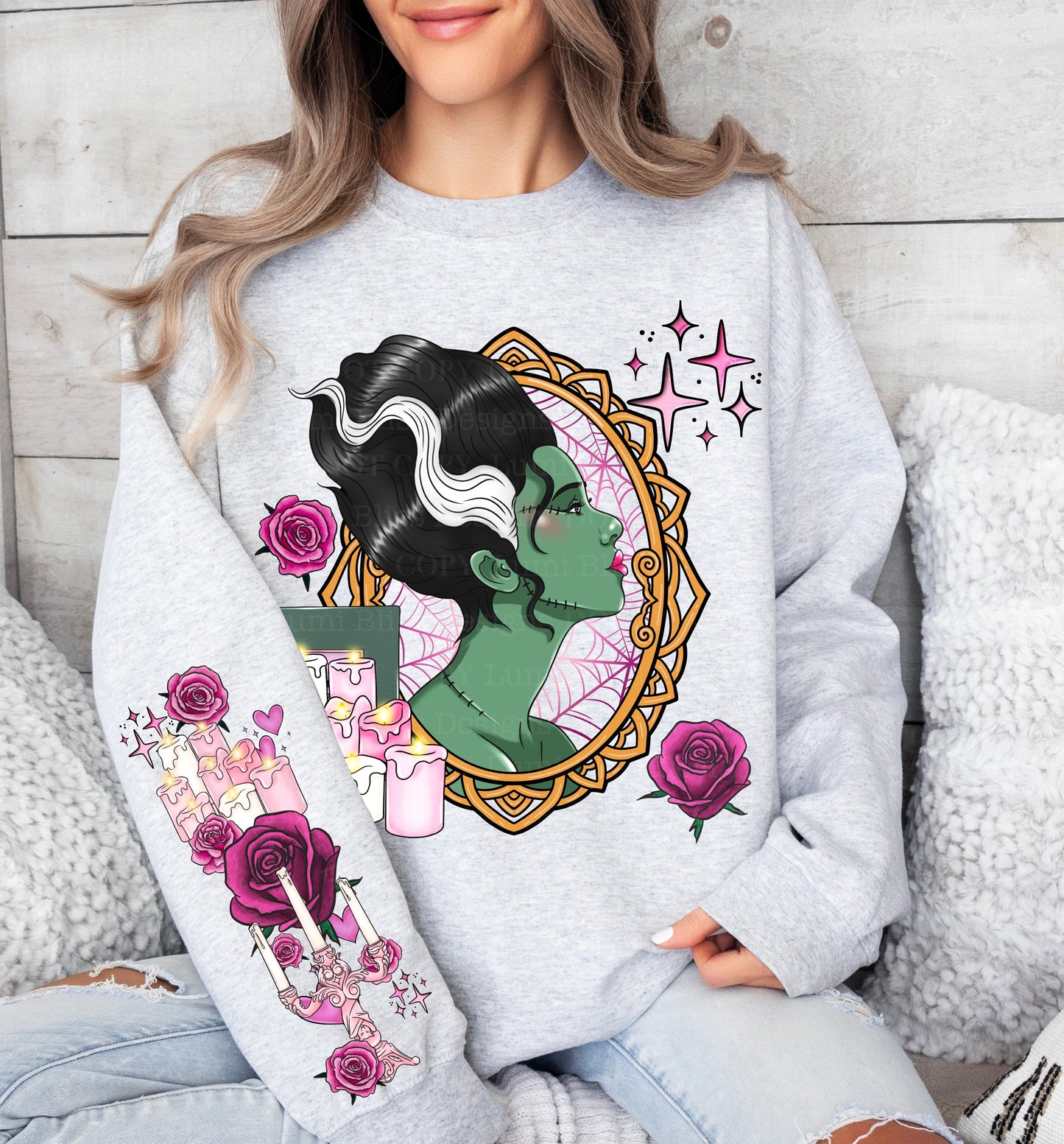 LADY FRANK W/ SLEEVE PRINT