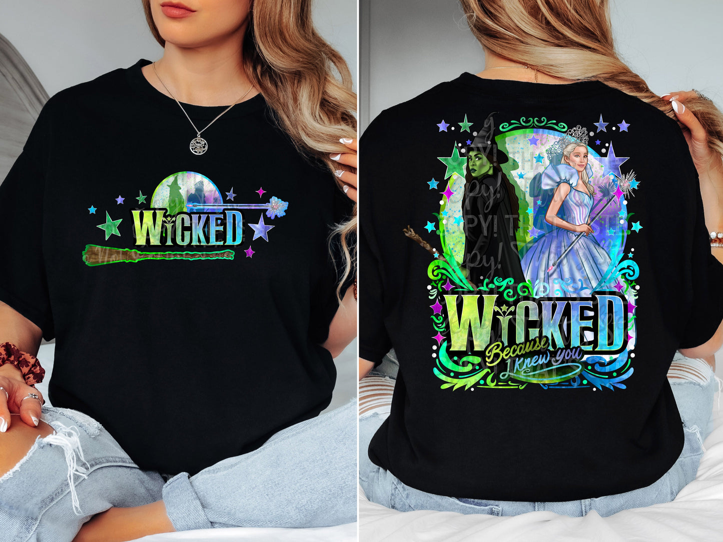 I KNEW YOU WICKED DOUBLE SIDED TEE