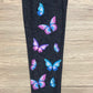 RTS - Butterflies Side Design Leggings w/ Pockets